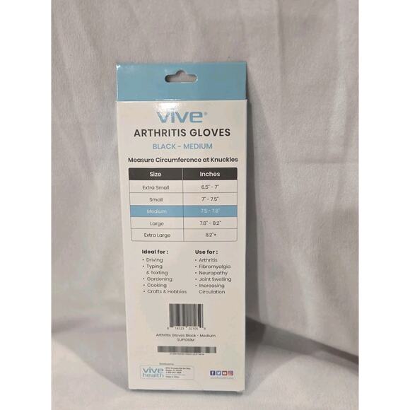 Arthritis Gloves Half Finger - Picture 2 of 2